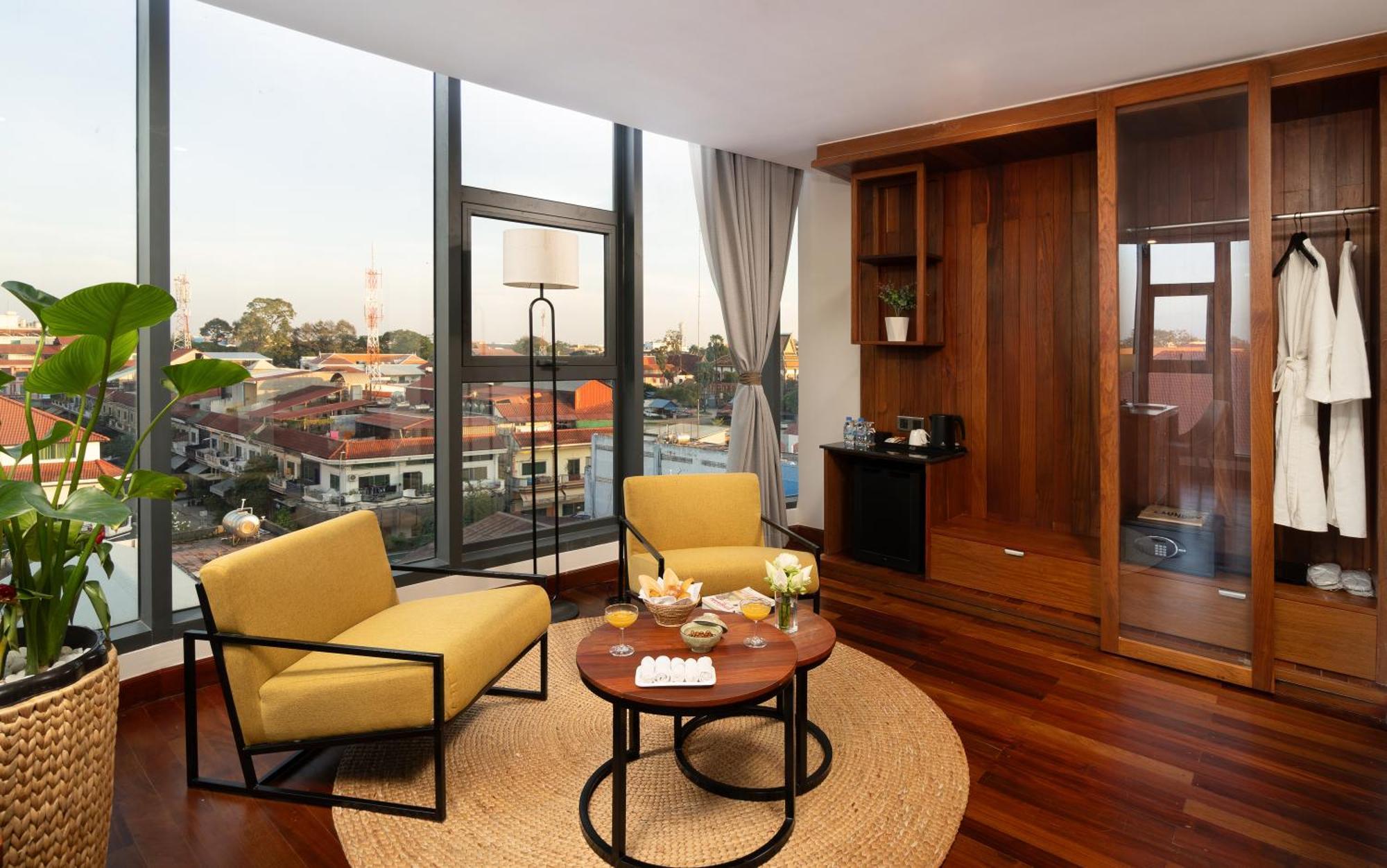 Koulen Central Hotel Siem Reap Bagian luar foto