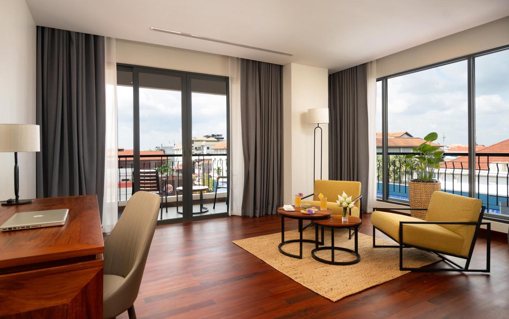 Koulen Central Hotel Siem Reap Bagian luar foto